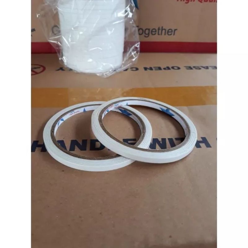 Jual Double Tape Isolasi Bolak Balikl Sisi Merk Sevenstar Inch