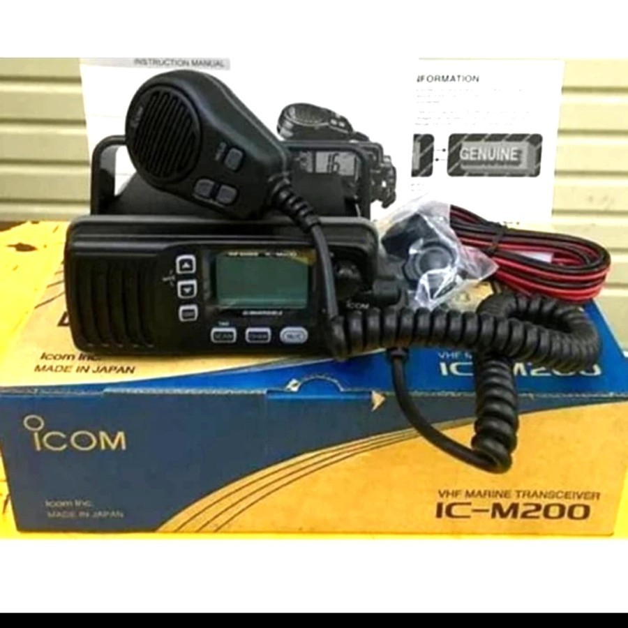 Jual Icom Ic M Vhf Marine Transceiver Radio Handy Talkie Shopee