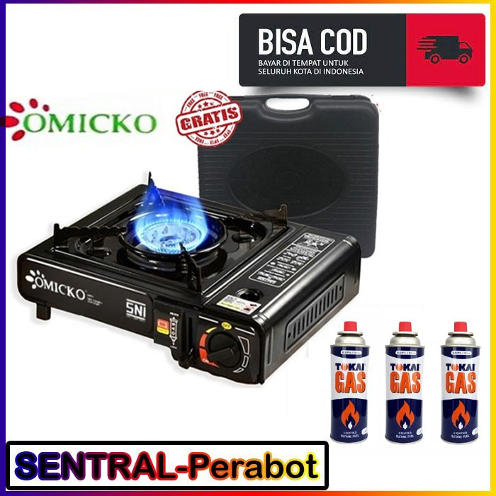 Jual Kompor Portable Omicko In Bisa Gas Kaleng Lpg Shopee Indonesia