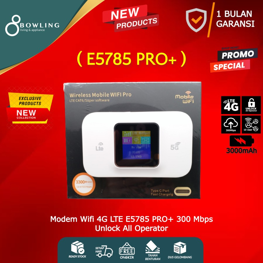 Jual Modem Wifi G Lte E Pro Mbps Mifi Unlock All Operator