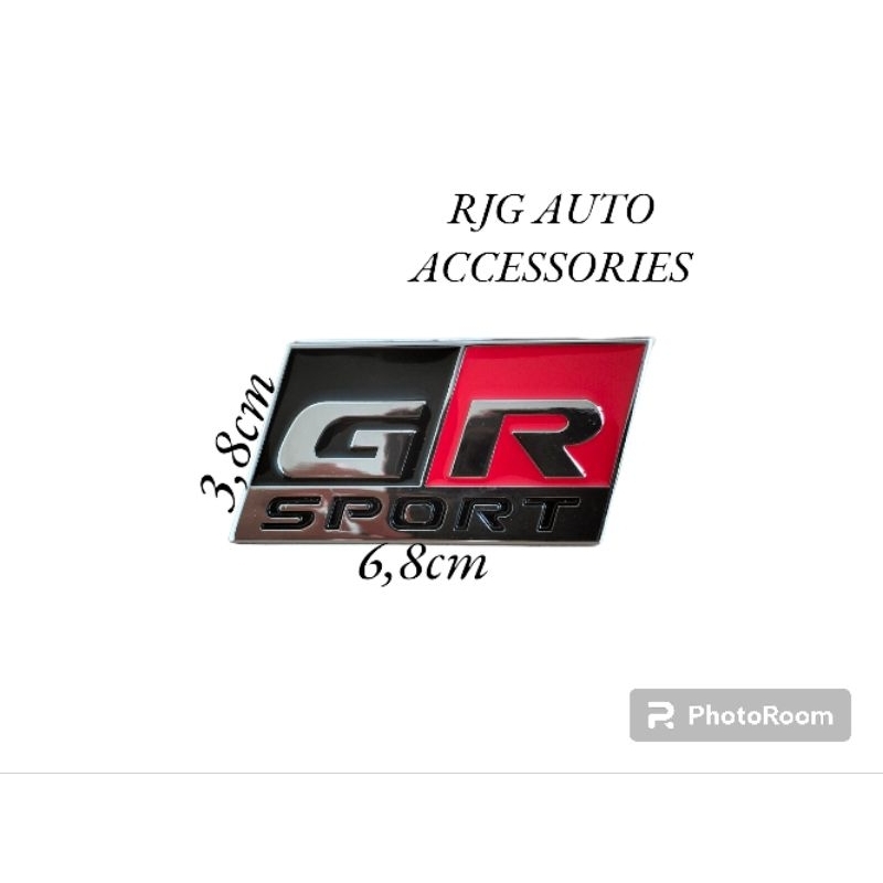 Jual Emblem Logo Lambang Tulisan Gr Sport Original Raize Shopee Indonesia