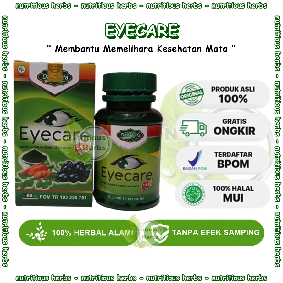 Jual Eyecare Asli Original Obat Mata Minus Plus Rabun Katarak Herbal