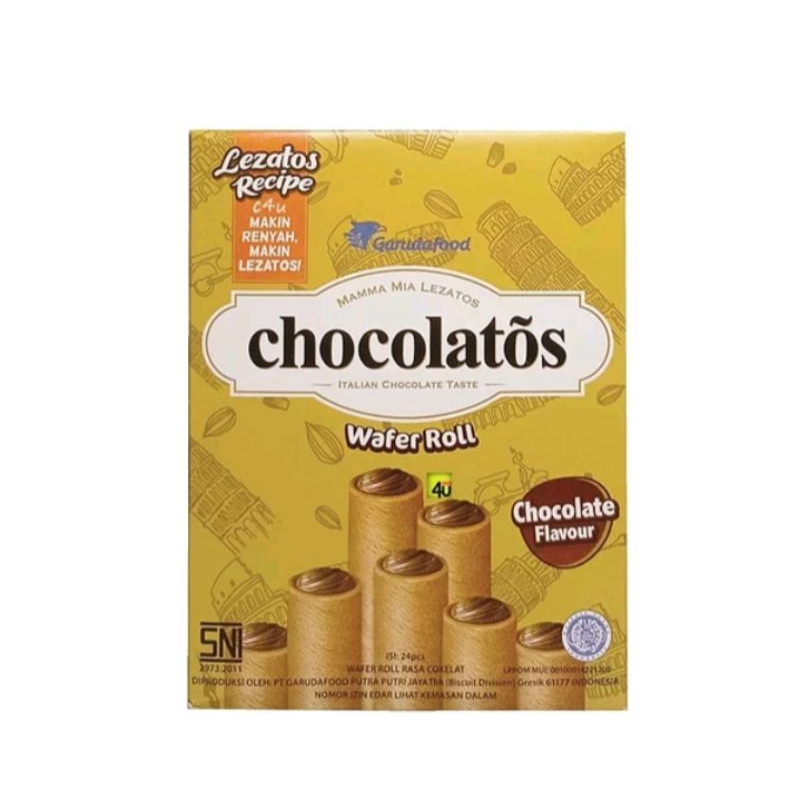 Jual Chocolatos Clasic Wafer Roll Box Isi Pcs Shopee Indonesia