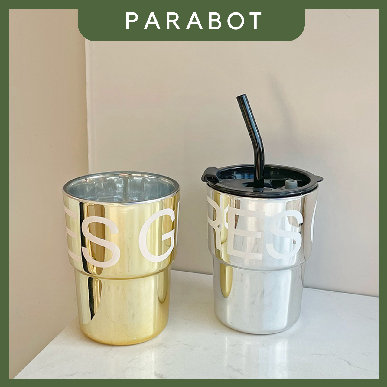 Jual Parabot Tumbler Kaca Kopi Tumblr Glass Coffee Tea Botol Minum