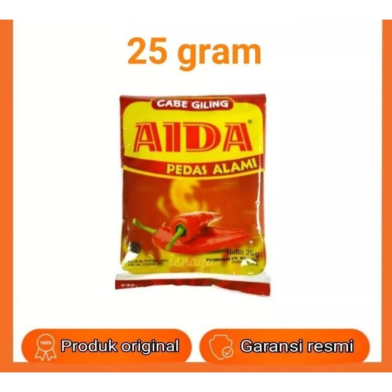 Jual Bubuk Cabai Cabe Aida Sachet Gr Shopee Indonesia