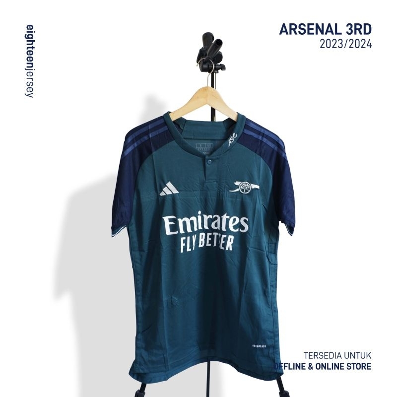 Jual ARSENAL 3rd 2023 2024 BAJU BOLA Shopee Indonesia