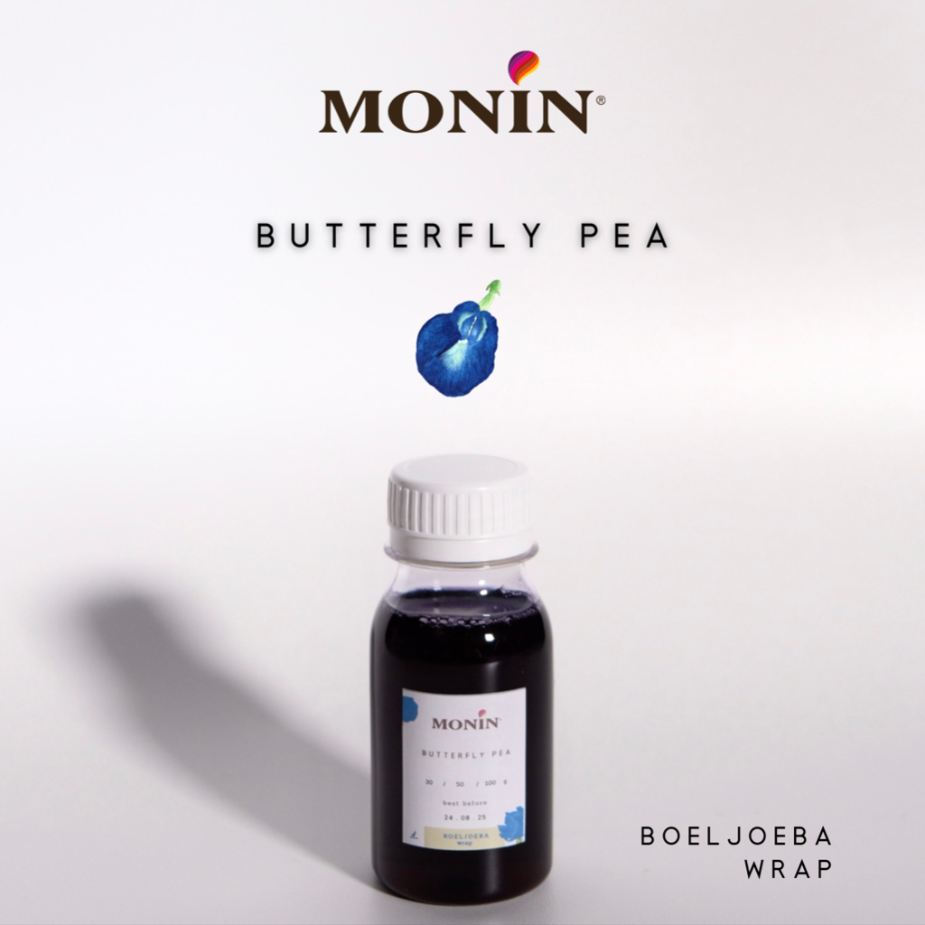 Jual Monin Butterfly Pea Syrup Repack 30 50 100 G Shopee Indonesia