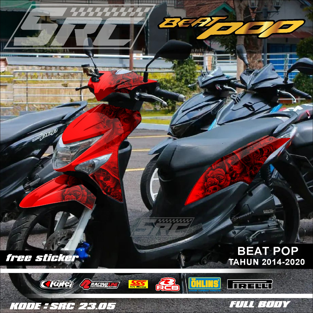 Jual Decal Sticker Beat Pop 2014 2015 2016 2017 2018 Full Body Dekal