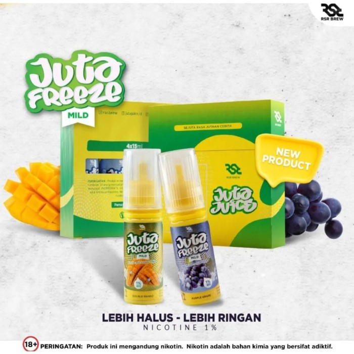 Jual Juta Freeze Mild Ml Mg Cukai Double Mango Purple