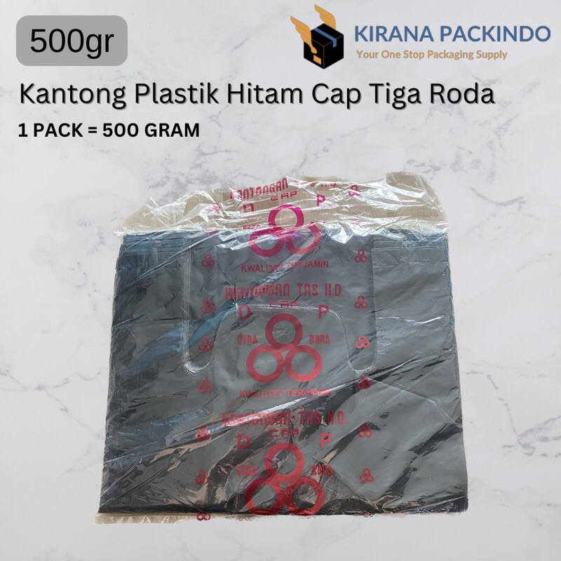 Jual Kantong Plastik Kresek Asoy Hitam Cap Tiga Roda