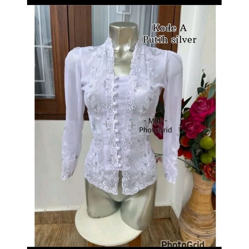 Jual Kebaya Bordir Star Kancing Bungkus Shopee Indonesia