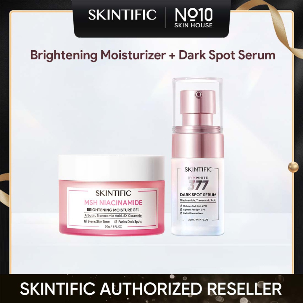 Jual Skintific Pcs Brightening Krim Serum Set Msh Niacinamide