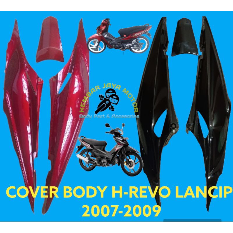 Jual Cober Body Honda Revo Lama Lancip Kanan Kiri Plus Pet Stop