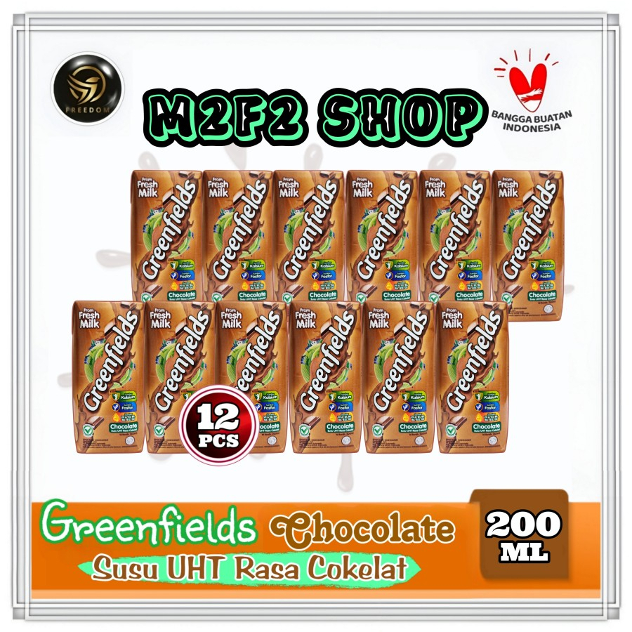 Jual Greenfields Susu Kotak Uht Chocolate Milk Cokelat Ml