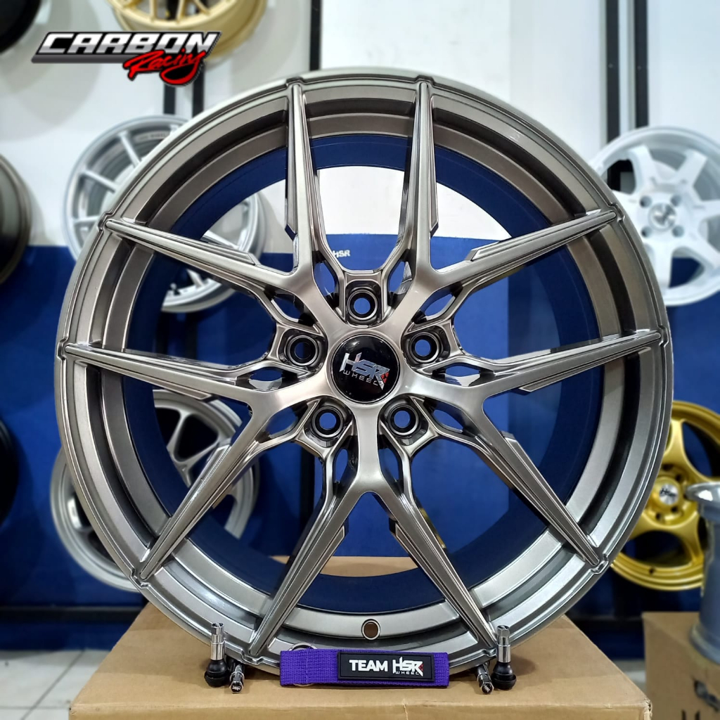 Jual Velg Mobil Hsr Saji Ring 18 Lebar 8 Pcd 5x114 3 Et40 Hb Shopee