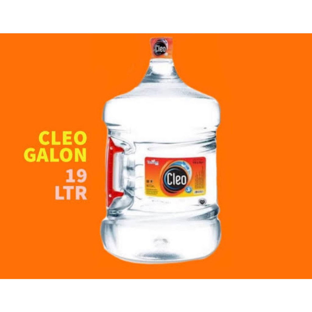 Jual CLEO GALON 19L 19LITER AIR MINERAL TERMASUK GALON AIR MINUM CLEO