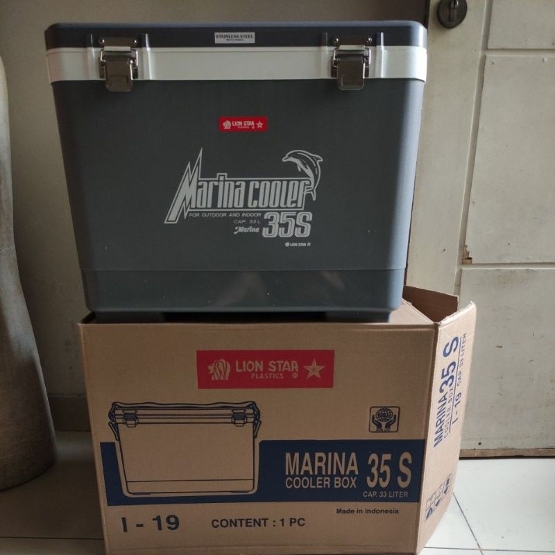 Jual Marina Cooler Box 35s Kapasitas 33 Liter Lion Star Cooler Box