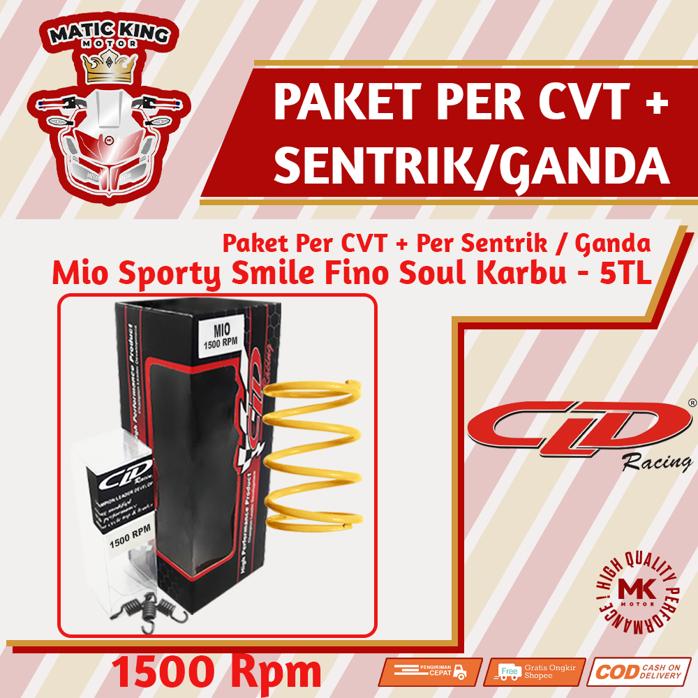 Jual Paket Per Cvt Sentrik Ganda Racing Yamaha Mio Sporty Smile J Soul