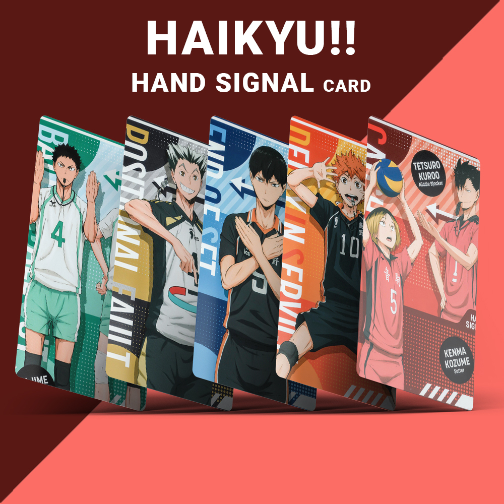 Jual Haikyu Photocard Hand Signal Shopee Indonesia