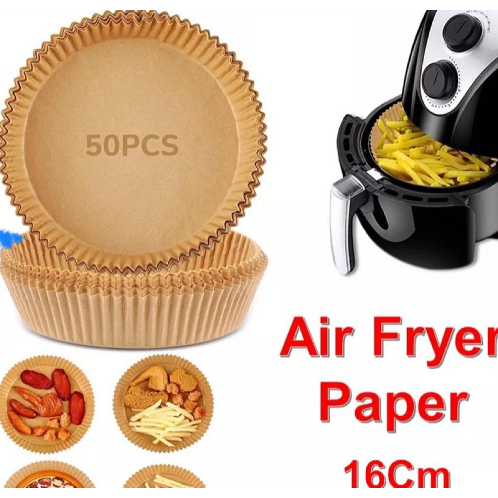 Jual MM Air Fryer Paper 50 Pcs Anti Lengket 16cm Kertas Alas Airfryer