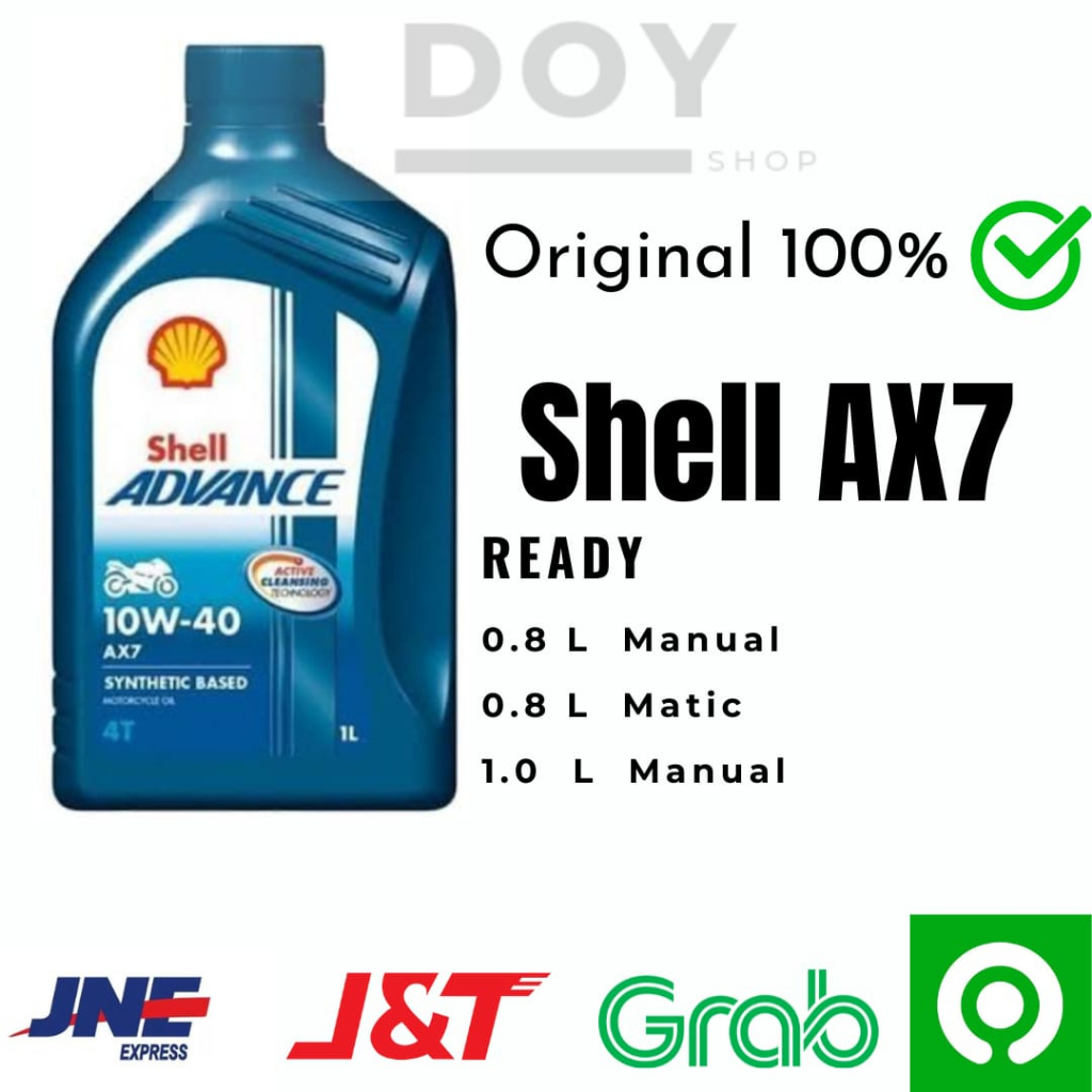 Jual Oli Shell Advance AX7 Oli Shell AX7 10W 40W Manual ORIGINAL 100