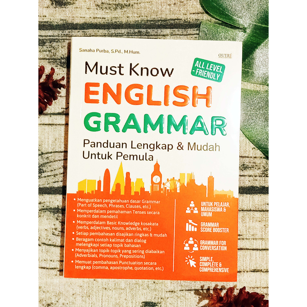 Jual Buku MUST KNOW ENGLISH GRAMMAR Panduan Lengkap Mudah Untuk