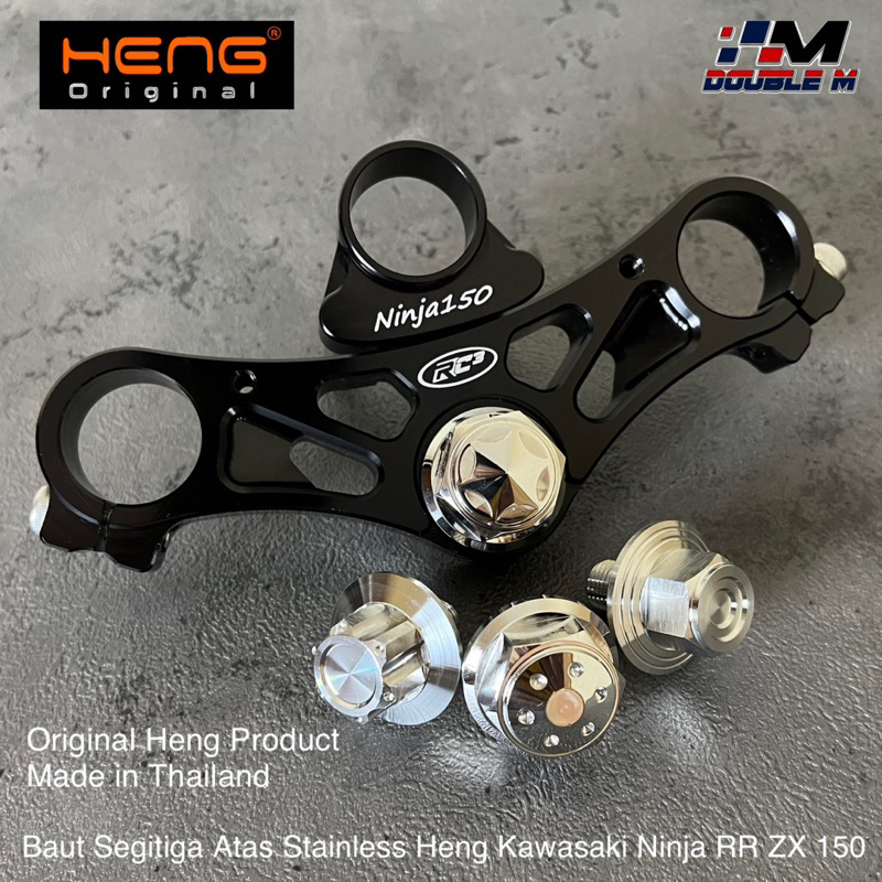 Jual Baut Segitiga Atas Komstir Stainless HENG Kawasaki Ninja RR ZX 150