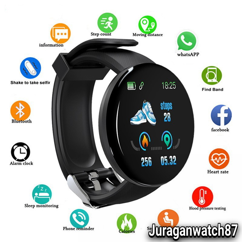 Jual Jam Tangan Pintar Hp Android Smartwatch D Tahan Air Remote