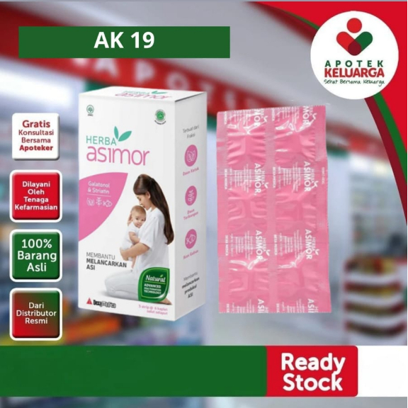 Jual Herba Asimor Asi Booster 30 Meningkatkan Kualitas Asi Shopee