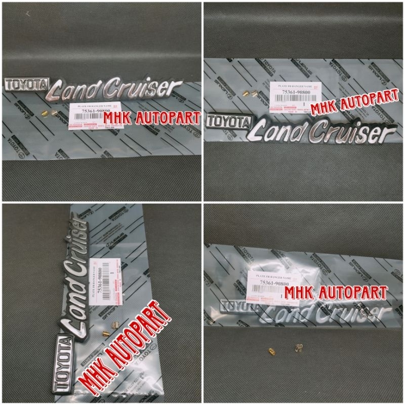 Jual EMBLEM TULISAN TOYOTA LAND CRUISER HARDTOP ORIGINAL Shopee Indonesia