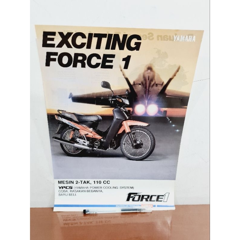 Jual Brosur Motor Yamaha Exciting Force Ori Shopee Indonesia