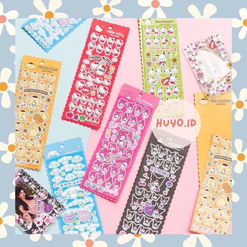 Jual Stiker Sanrio Sticker Sanrio Sticker Glitter Stiker Deco