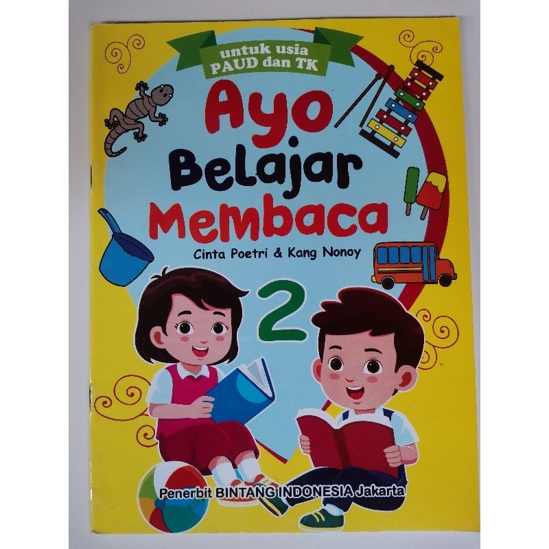 Jual Buku Ayo Belajar Membaca Jilid 1 2 Shopee Indonesia