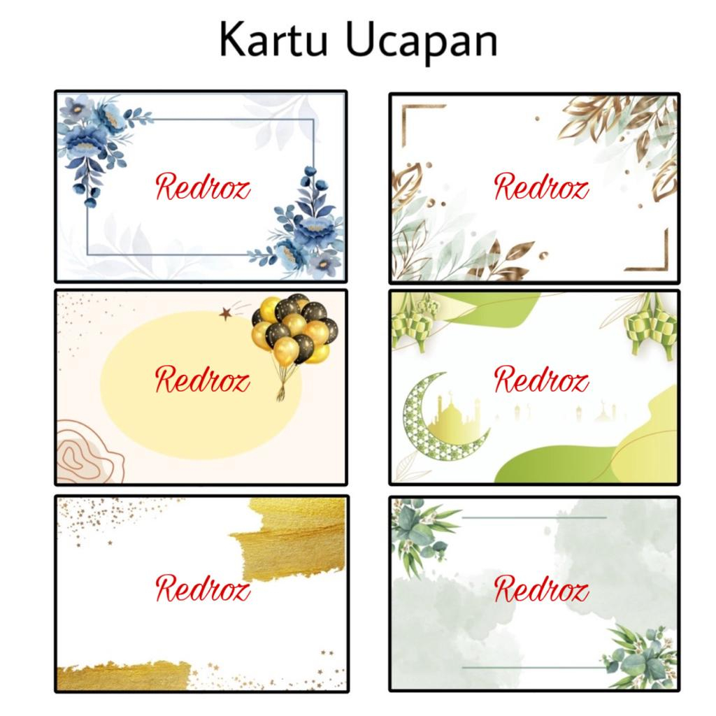 Jual Kartu Ucapan Buket Hampers Kosong Polos Gift Card Greeting