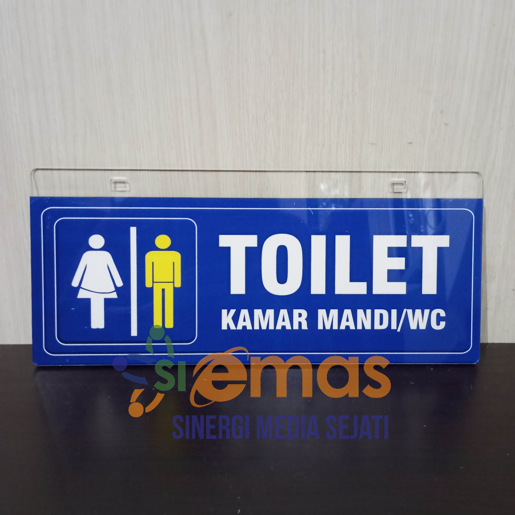 Jual Akrilik Gantung Ruang Toilet Akrilik Papan Nama Ruang Kamar