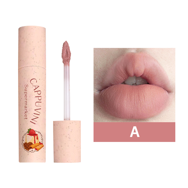 Jual Codcappuvini Lip Liner Pencil Matte Lipstick Nude Color Lipstick