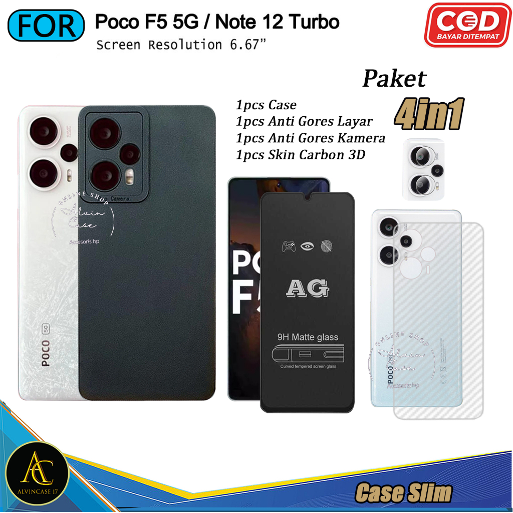 Jual Paket 4in1 Xiaomi Poco F6 5G F5 5G X5 5G X6 X6 Pro 5G M6 4G M6 Pro