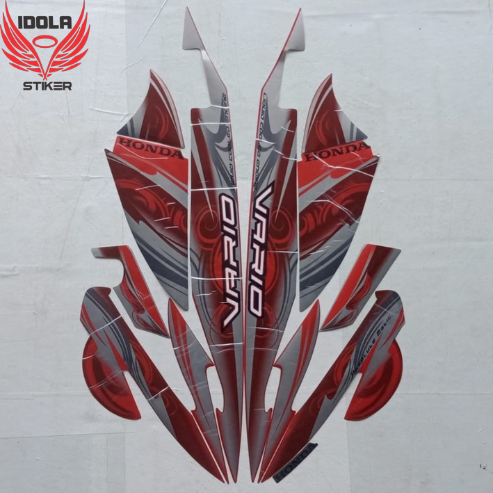 Jual STIKER STRIPING HONDA VARIO CW 2010 FULL STIKER LIS BODY MOTOR