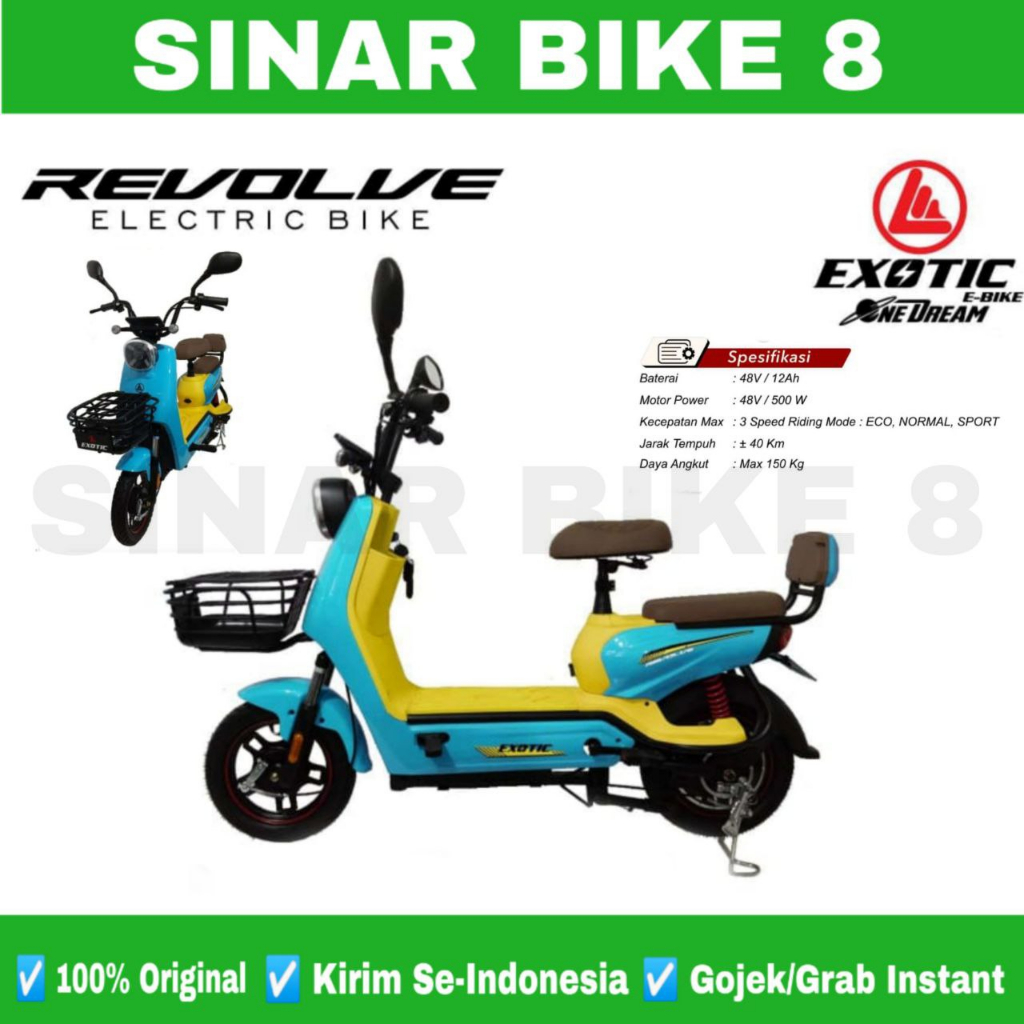 Jual Sepeda Listrik Exotic Revolve Groza Tx Revolve Pro