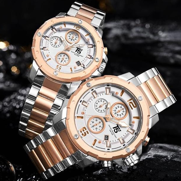 Jual Cod Jam Tangan T Couple Pria Wanita Original Chronograph Water