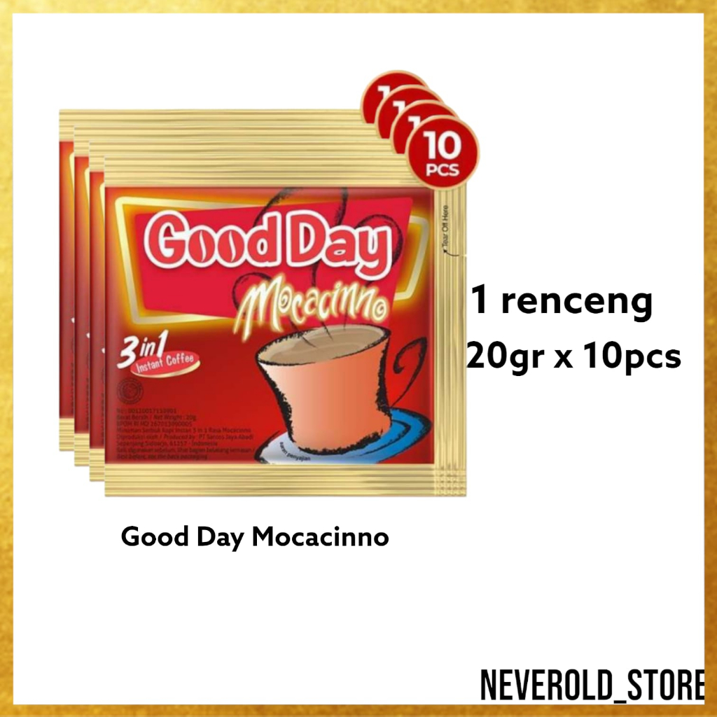 Jual Kopi Good Day Moccacino Renceng Gr X Pcs Shopee Indonesia