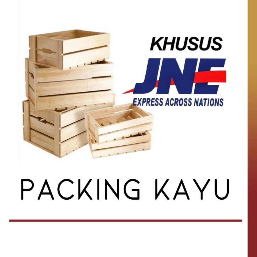 Jual Pack Kayu Khusus JNE Shopee Indonesia