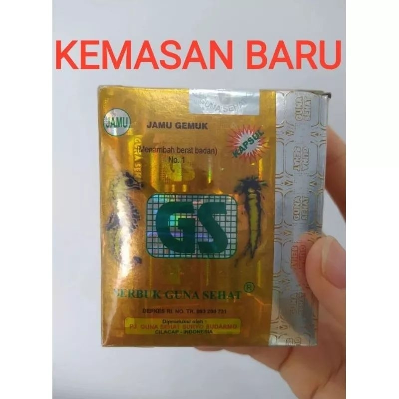 Jual Jamu Gemuk Sehat Gs Kapsul Shopee Indonesia