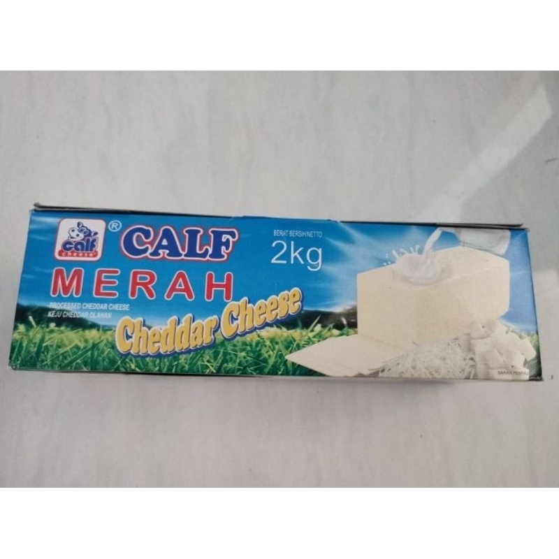 Jual Keju Calf Merah Mentari Cheddar Cheese Kg Shopee Indonesia