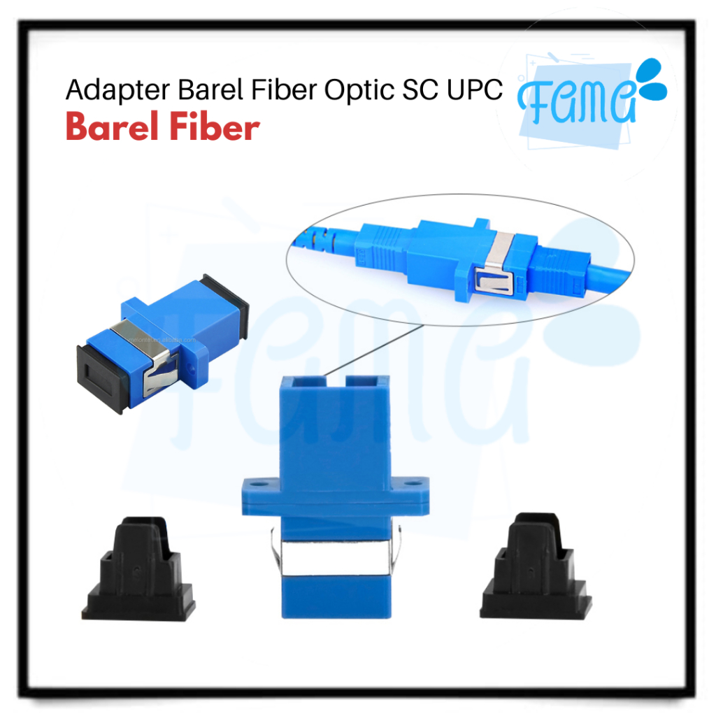 Jual Adapter Barel Fiber Optic Sc Upc Fama Shopee Indonesia