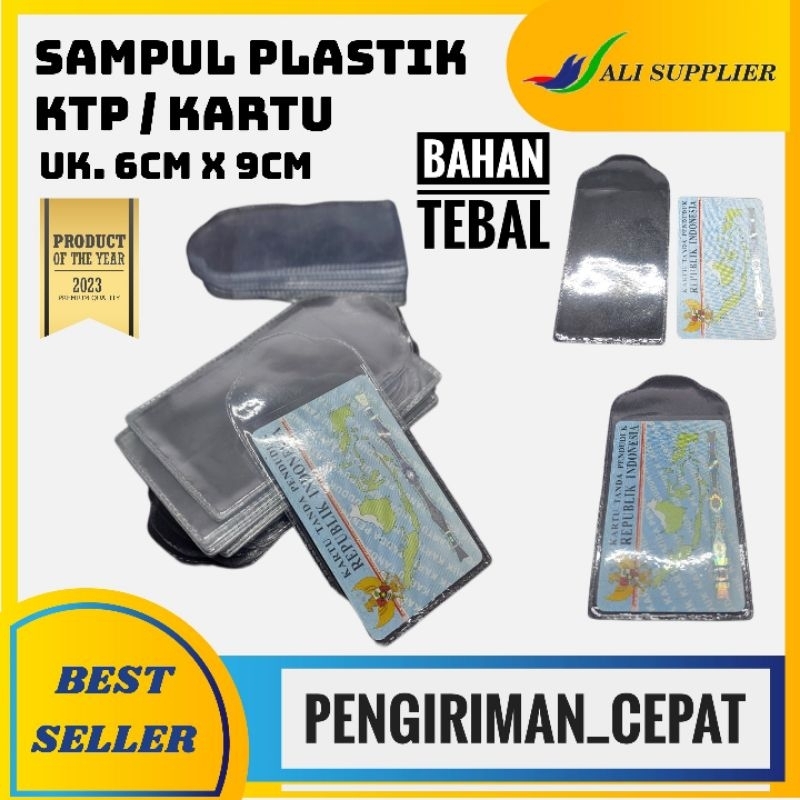 Jual Plastik Mika Sampul Ktp Id Card Etoll Atm Name Tag Tebal Murah