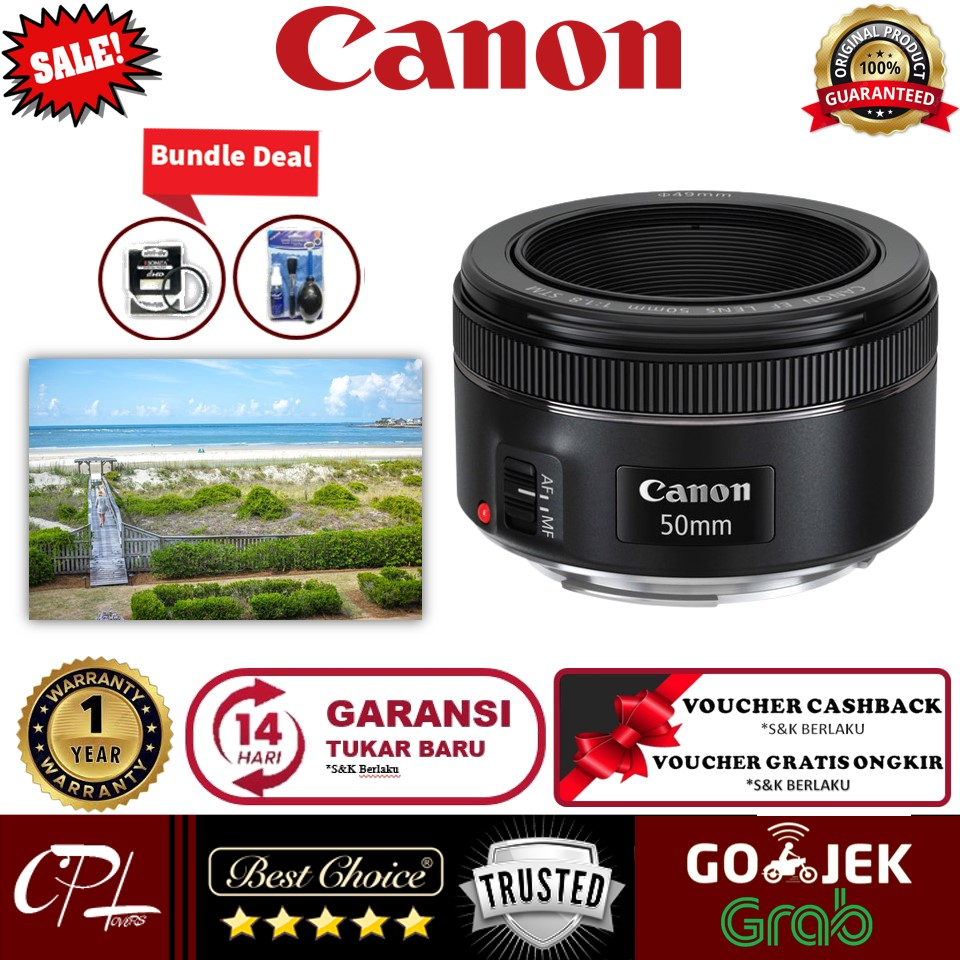 Jual Canon Ef Mm F Stm Lensa Fix Shopee Indonesia