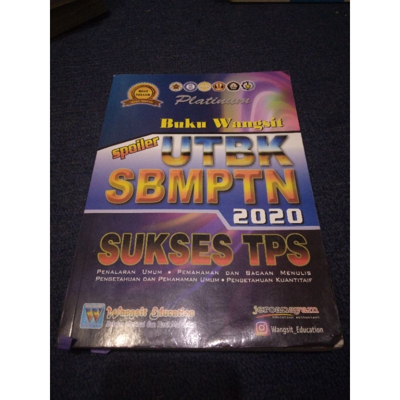 Jual BUKU TPS WANGSIT UTBK 2020 Shopee Indonesia