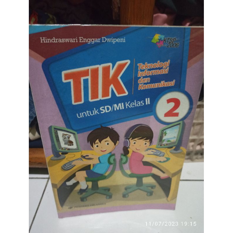 Jual Buku Tik Kelas 2 Sd Erlangga Shopee Indonesia