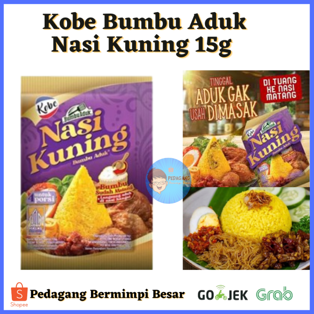 Jual Kobe Bumbu Nasi Kuning G Kobe Nasi Kuning Kobe Bumbu Aduk Nasi